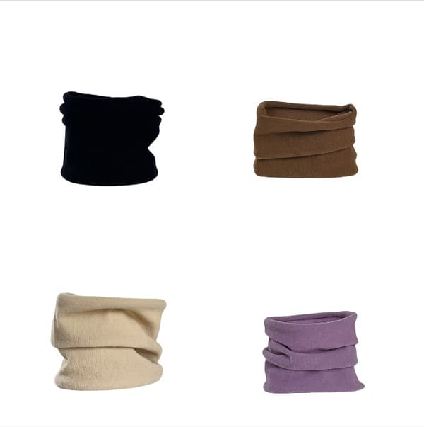 4-pack thickened hair ties with wide edge and high elasticity