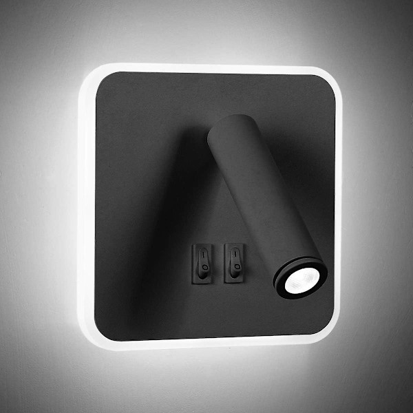 Justerbar Læselampe til Stue og Soveværelse - Kreativ Nordisk Vægslampe i Postmodern Minimalistisk Stil - Baggrundslampe til Gang