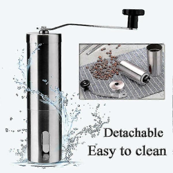 Manual coffee grinder with ceramic burr