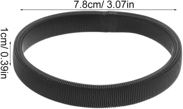 6st Justerbara Metallskjortärmhållare Elastiska Armband för Män