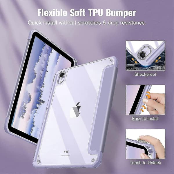 Ipad 9:e/8:e/7:e generationen 10.2\" Slimfodral Stötsäkert fodral