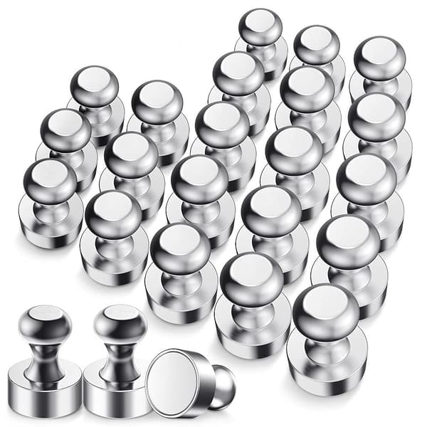 Powerful Magnet, N52 Magnets with Storage Box, 12x16mm Extremely Strong Refrigerator Magnet for Blackboard, Magnetic Sheet, Refrigerator (24 Pieces)