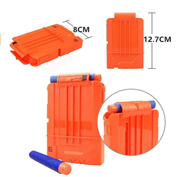 Nerf N-Strike1 taktisk vest + 20 kuler + 6 magasiner