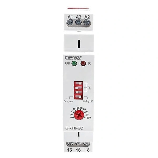 GRT8-EC 10A Dual Function Relay with Delay On or Off AC230V Time Relay