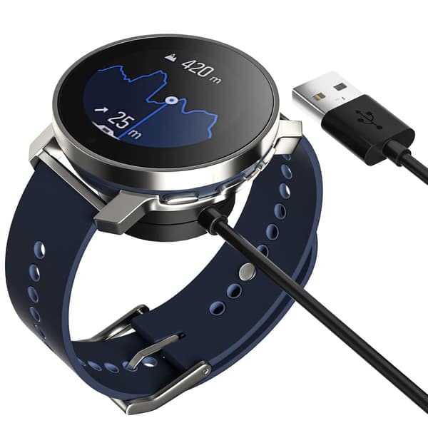 Replacement Charging Cable Compatible with Suunto 9 Peak, Smartwatch Charging Cable Magnetic Compatible with Suunto 9 Peak (Black, 1m)