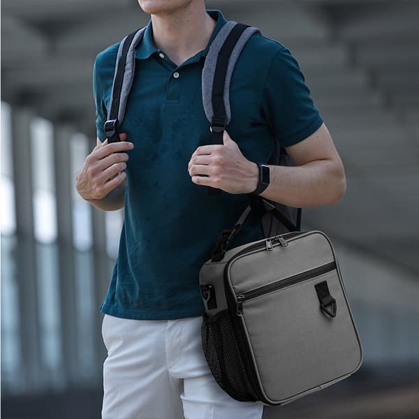 Isolert lunsjpose, mykisolert kjølebag for lunsj/arbeid/skole/strand/piknik