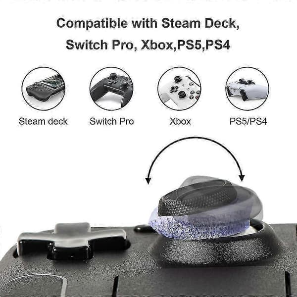 Sigtehjælperinge til PS4-/Switch- Pro Controller Præcisions Sigteringe 12 stk.