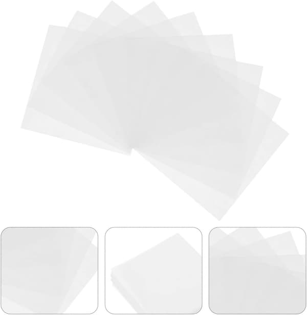500 Sheets Weighing Paper Non-stick Smooth Surface Lab Supplies White Paper