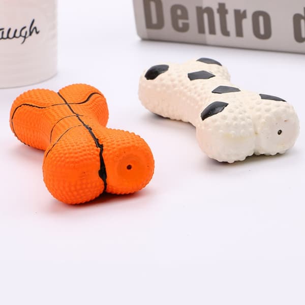 Basketball Valp Tyggleker Benform Hund Pipeleker Anti-Bite Hund Interaktive Pipeleker