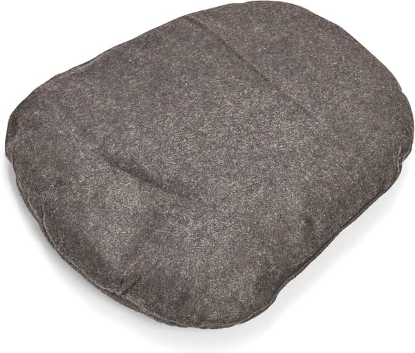 Kattkorg i filt, kattbädd, filt, grå