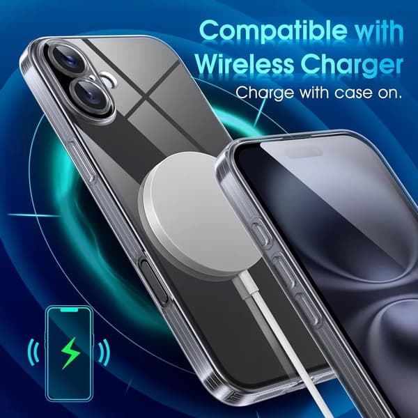 iPhone 16 Plus läpinäkyvä TPU-kuori – lisäkamerasuoja iPhone 16 Plus iPhone 16 Plus
