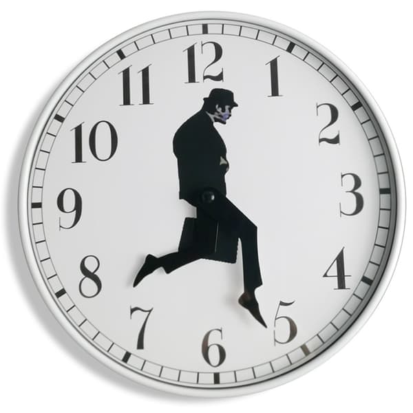 Creative Wall Clock Art Wall Clock for Family Life (White)