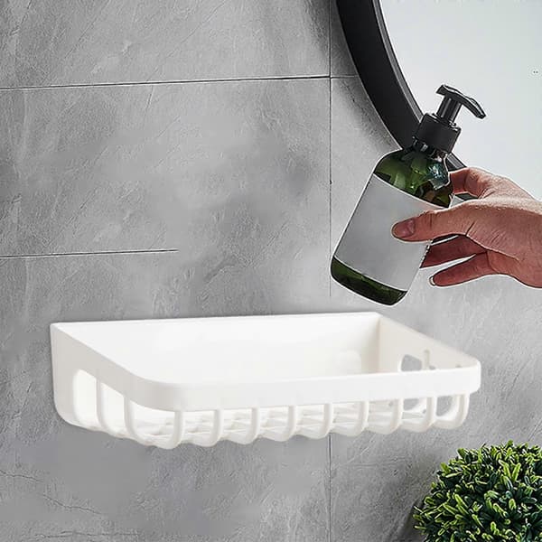 Shower Shelf, Bathroom Storage Drain Kitchen Counter Organizer Shelf Durable Shower Caddy