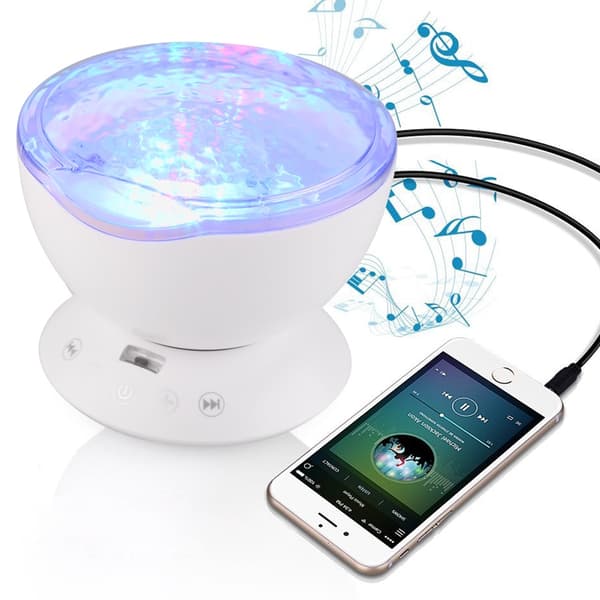 Atmosfäärinen Projektorilamppu Vit white