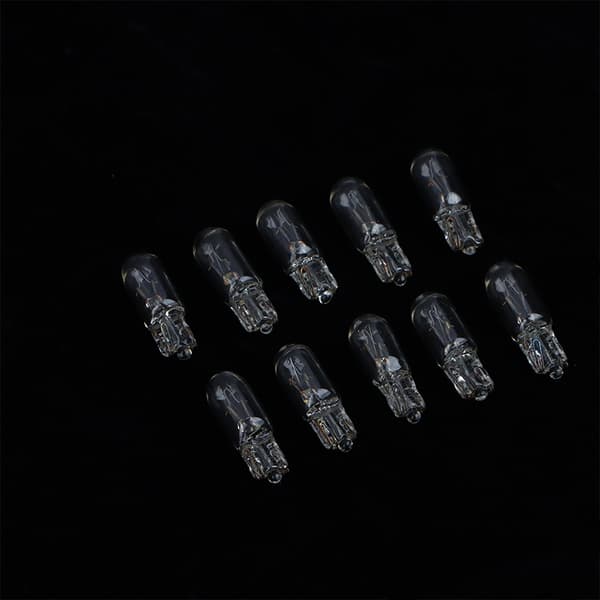 10 pcs Light Bulbs 12V 3W T6.5 Indicator Lights for Car Dashboard