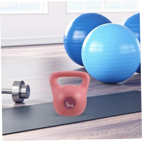 5 kg bærbar vandfyldt blød kettlebell til kvinder, lyserød kettlebell-vægt
