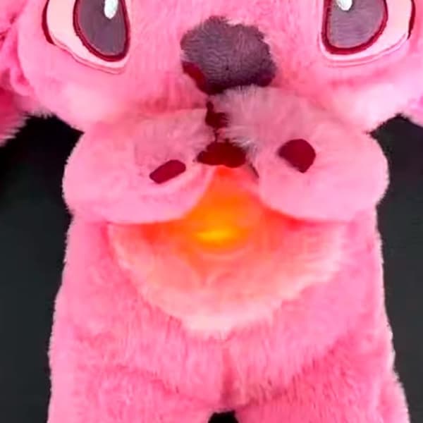 Stitch Beroligende Plyslegetøj, Afslappende Legetøj, til Børn Voksne Sovende - Pink