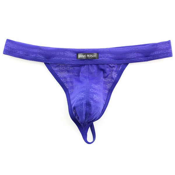 Menns pustende sexy truser, stringtruser, lav midje, kongeblå L kongeblå L Royal blue