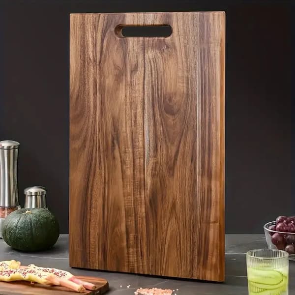 Cutting Board with Handle, Thickened, Easy to Clean, Non-Slip Cutting Board 34x22cm