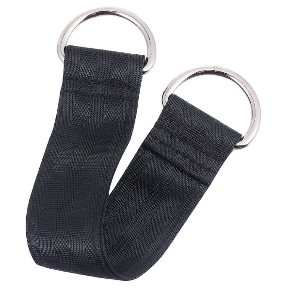 Vastusnauhavarusteet Treeni-avustinnauha DIY-riippukeinuhihnat Kannettava Puun keinuhihna DIY-keinu Black 28X3.8X0.2CM