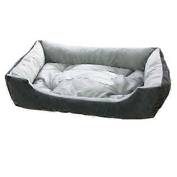 Orthopedic dog bed with memory foam and removable, washable rim