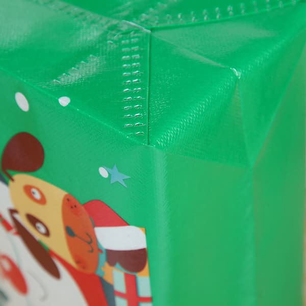 Julstore gaveposer 5-pak X-mas gavepose ekstra stor julemand