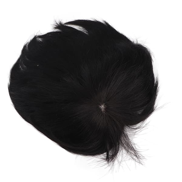 Realistisk Myk Herrehårserstatning Trendy Daglig Toupee for Cosplayfest