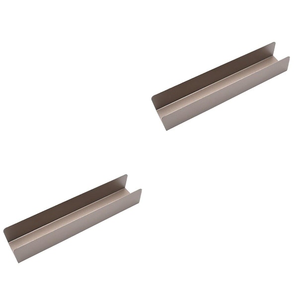 3 stk U-formet Tranebærkjeksform Ikke-klebende Kjeksformer Karbonstålform Bakeverktøy (lang form) 2pcs 24.3x4.5x4cm