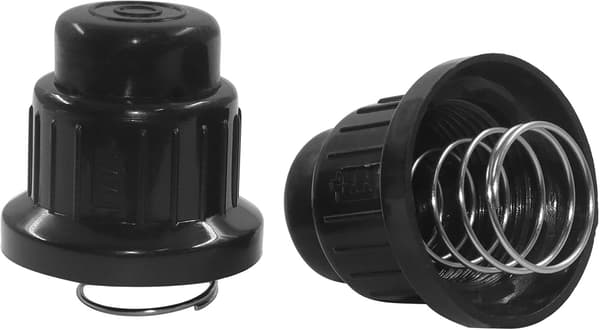 2 stk AAA-batteritennerhetter med fjærer 2 stk AAA Battery Push Button