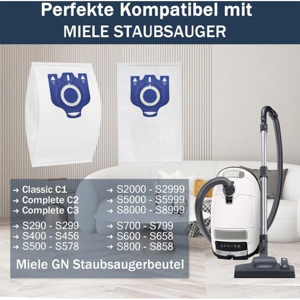 Universal støvsugerbørste for Miele 35 mm rør. S1 S2 S4 S5 S6 S8. Compact C1 C2 C3 Complete C1 C2 C3 Classic C1 Series