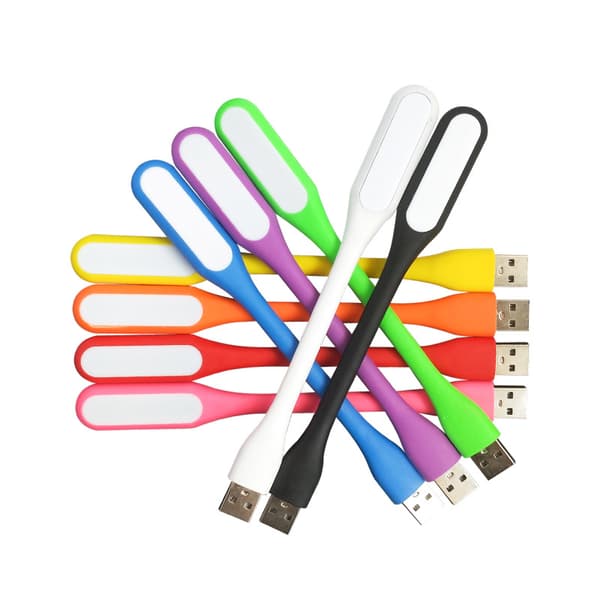 9 stk Bærbar Mini USB LED Fleksibel Natlampe Superlys Bo