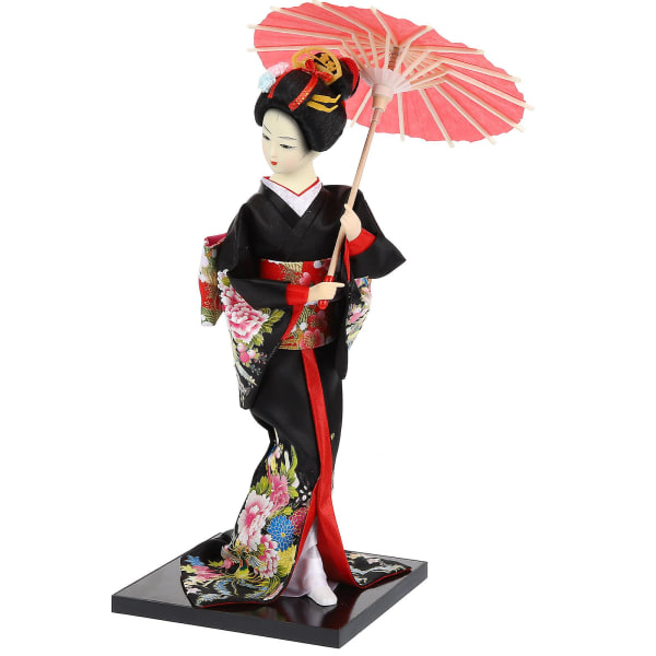 Japansk Hjemmedekoration Kimono Geisha Maiko Dukke Antik Japanske Dukker Kimono Dukke Legetøj Kimono Dukke Figur Japansk Dukke Figur 28,5x12,5cm 28.5x12.5cm