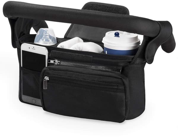 Stroller Storage Bag - With Insulated Cup Holder - 1 Piece