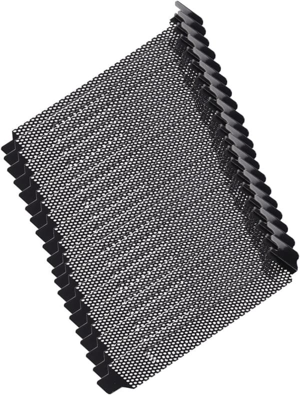 Metalnet Computer Chassis Ventilation Tætningsplade Beskyttelse Støvfilter til Computerboks Varmeafledning