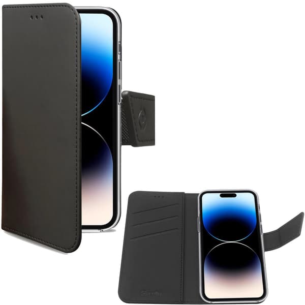 Lommeboketui iPhone 14 Pro Svart Svart