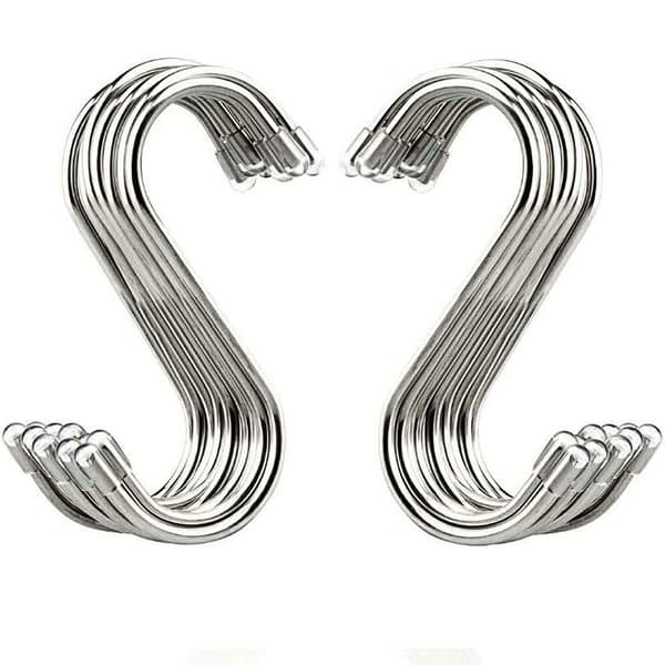 20 st Metall S-krokar, Stora 36*46*110mm