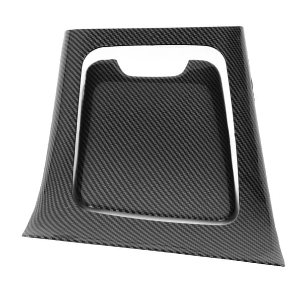 Armlænsboks Panel Cover Midterkonsol Skiftepanel Erstatning til Benz C-Klasse W206 S206 i Kulfiberstil