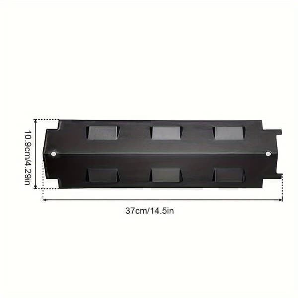 Grillvarmeplader, 3-pak - Sort
