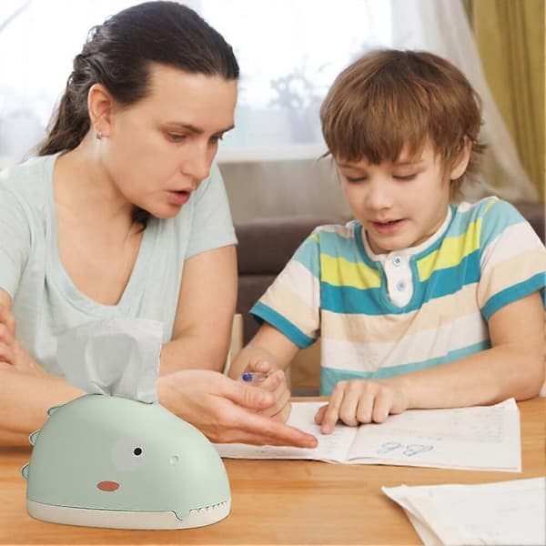 Cartoon Dinosaur Tissue Box Holder, Napkin Paper Organizer Holder Storage Box Container Desktop Tissue Holder Tissue Case
