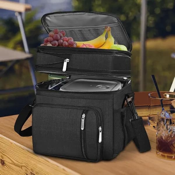 Läckagesäker picknickväska Bärbar kylväska - Vattentätt foder för grillning och camping