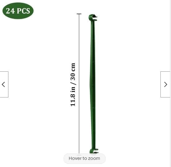 24-pack Tomat- och Gurkpinnar, Växtstöd, 30 cm Trädgårdspinnar