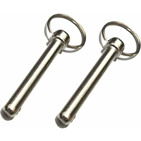 Quick Release Pins, 8mm Locking Pin with Spring Ball End, Locking Accessories, Marine Hardware, Bimini Top Pin, 8mm Diameter, 72mm Overall Length