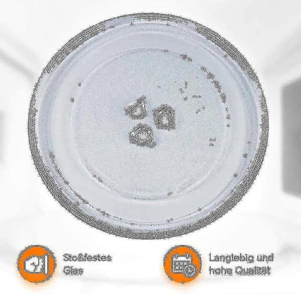 Universal Mikrobølgeovnsglasplade med 3 Beslag, 245 mm