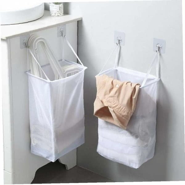 Laundry Basket Hanging Punch-free Home Wall Storage Laundry