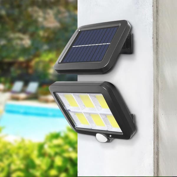 Udendørs solcellelampe, LED terrasselampe, havelampe, induktionslampe