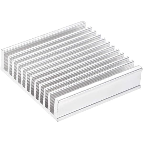 Elektronisk kylfläns för MOS GPU IC-chip silver 50 x 50 x 13 mm