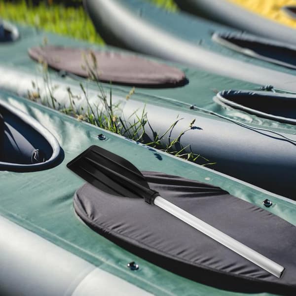 Aluminum Alloy Kayak Paddle 77cm Short Thickened Canoe Paddle Replacement