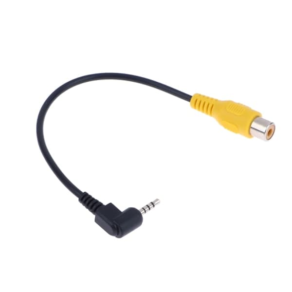 AV-videokabeladapter 2,5 mm AV han til RCA