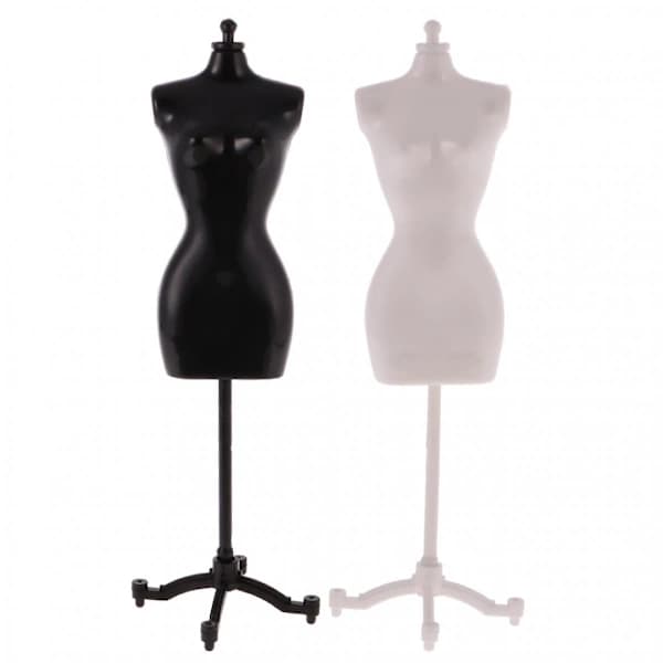 2 stk. Tøjstativ Model Mannequin Syning Buste Display til Dukker