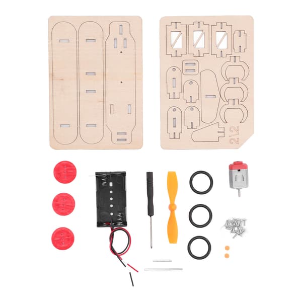 Electric Wooden Glider, DIY Model Building Kit for Kids, Science Experiment
